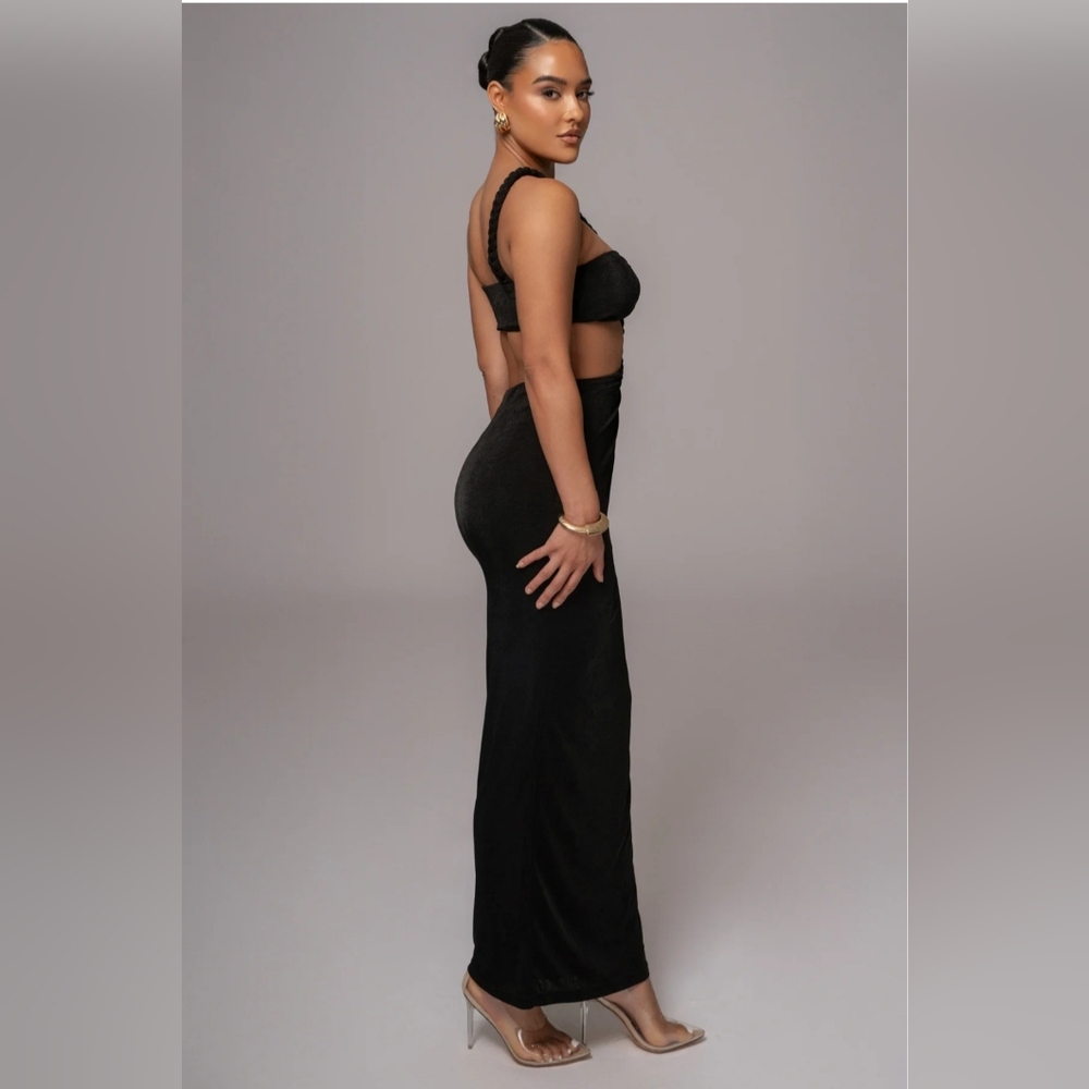 JLUXLABEL Black Cutout Maxi Dress - Picture 3 of 6